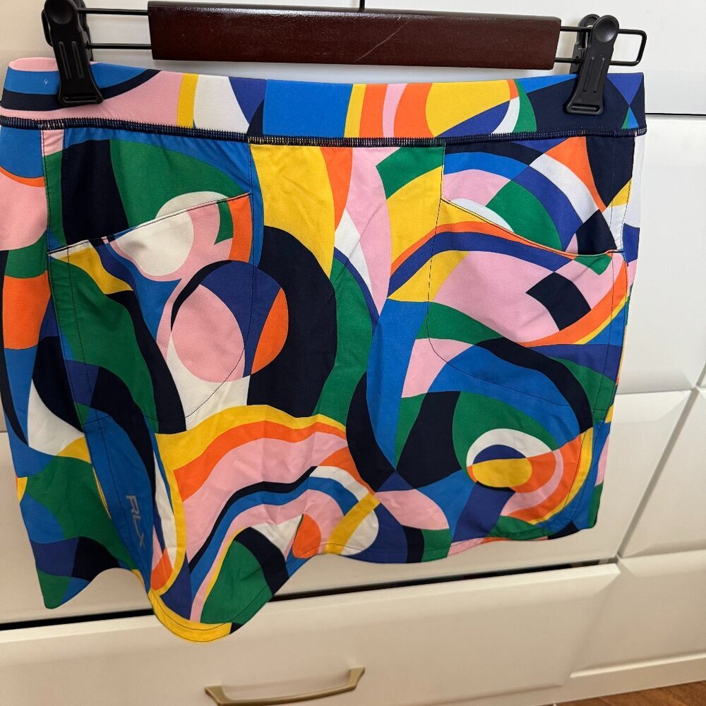 RLX Ralph Lauren Aim Printed Golf Skort – Riviera Abstract – Size M